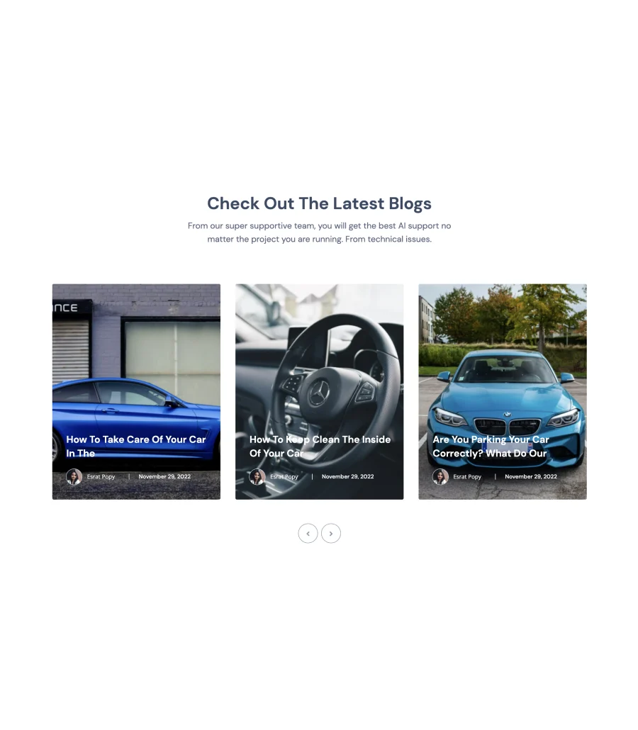 Speedy Rentals Blog Section
