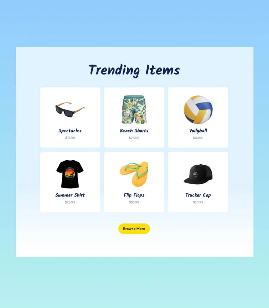 冲浪活动Gutenberg网站模板_一键导入快速建站插图9-WP资源海 Surferly Products Section For Gutenberg