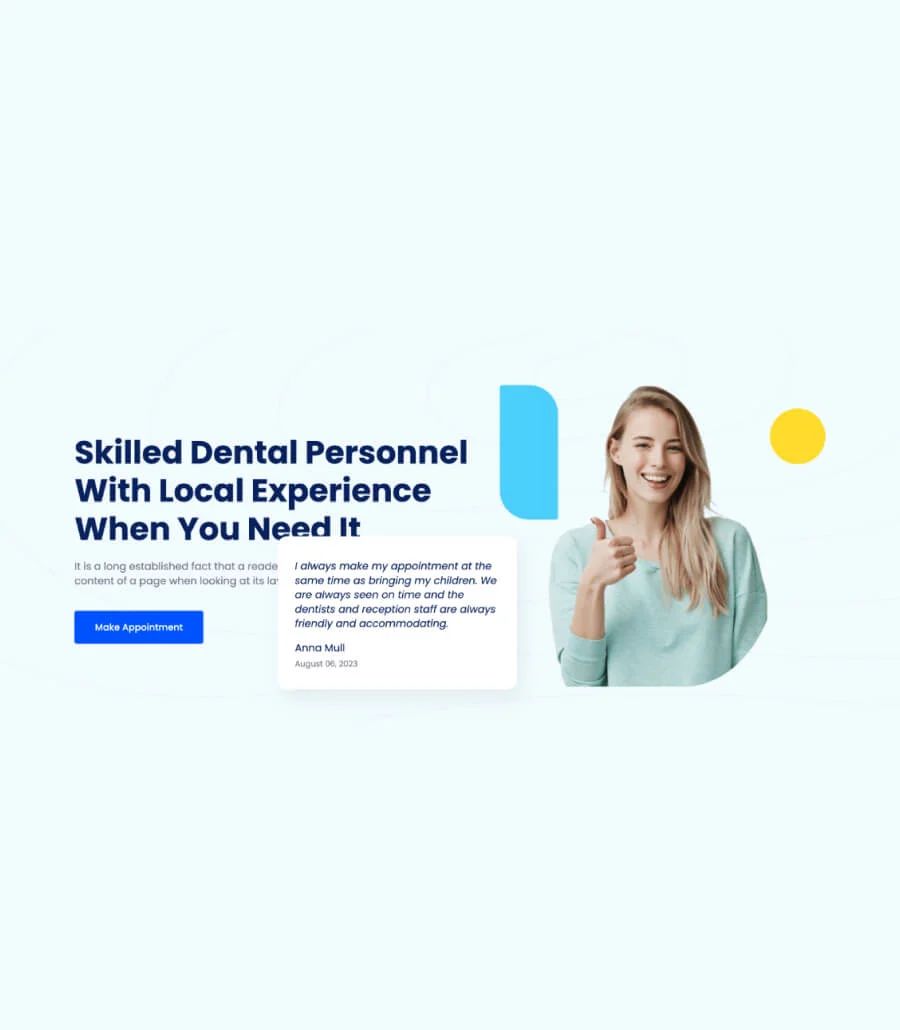 D-Care Banner Section For Gutenberg
