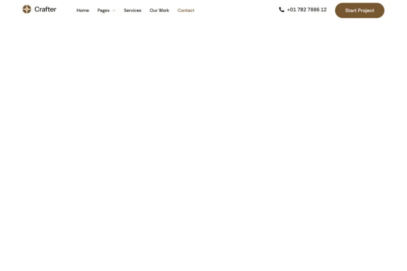 木匠Elementor网站模板_一键导入快速建站插图6-WP资源海 制造业 Elementor 模板页眉预览