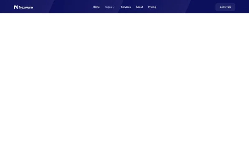 AI网络安全服务Elementor网站模板_一键导入快速建站插图6-WP资源海 IT互联网 Elementor 模板页眉预览