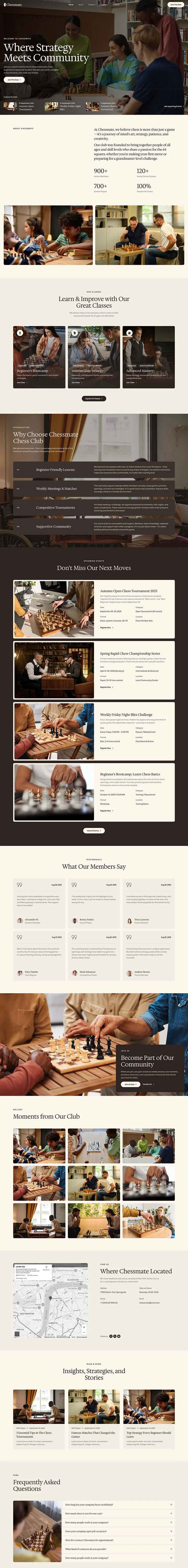 教育/培训 Elementor 模板首页预览