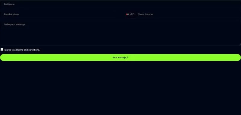 网络安全管理Elementor网站模板_一键导入快速建站插图6-WP资源海 IT互联网 Elementor 模板联系表单预览