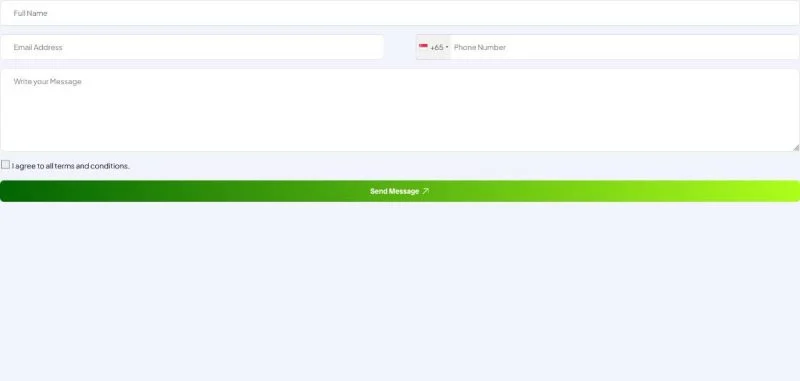 广告创意代理Elementor网站模板_一键导入快速建站插图5-WP资源海 广告/营销 Elementor 模板联系表单预览