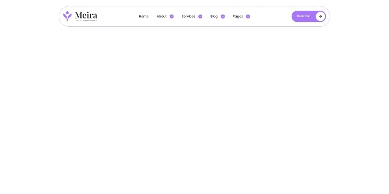 女性创业教练Elementor网站模板_一键导入快速建站插图5-WP资源海 服务/咨询 Elementor 模板页眉预览