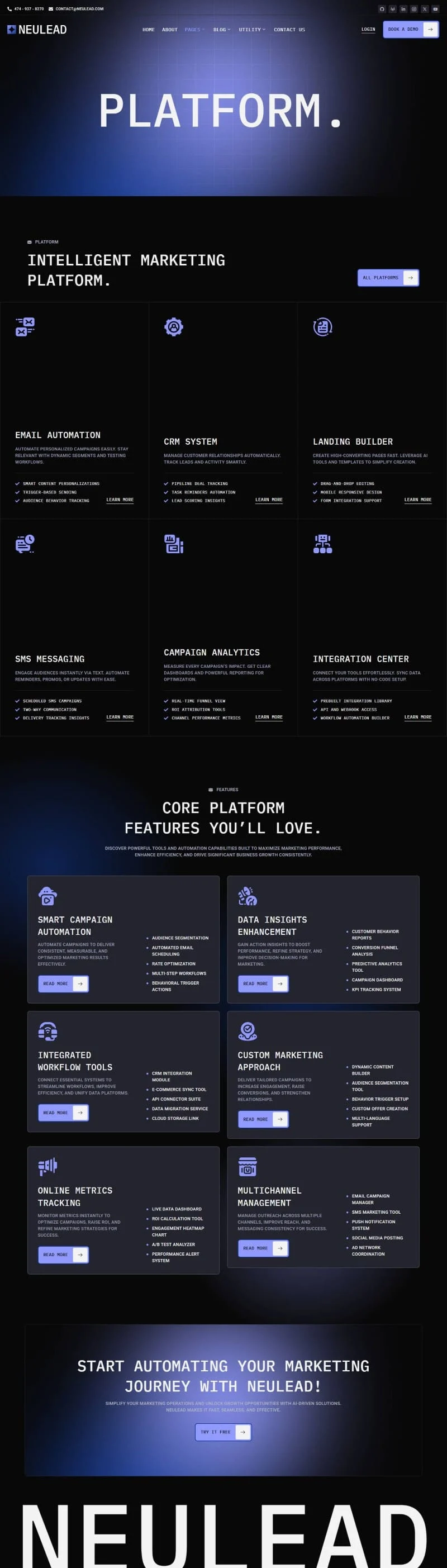 AI营销自动化平台Elementor网站模板_一键导入快速建站插图2-WP资源海 AI Elementor 模板表单预览