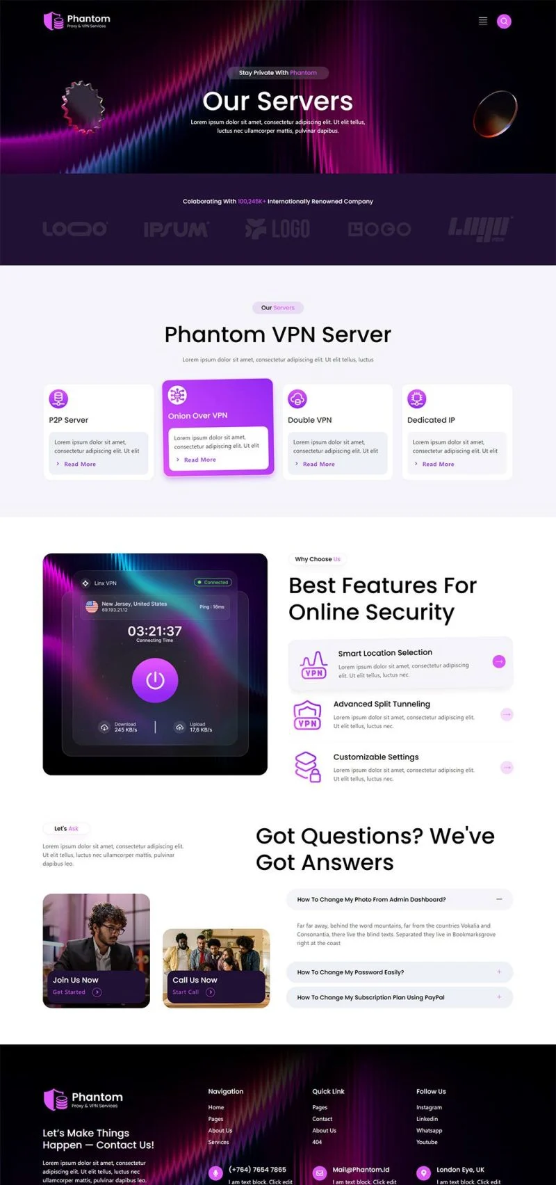 IT互联网 Elementor 模板服务器预览