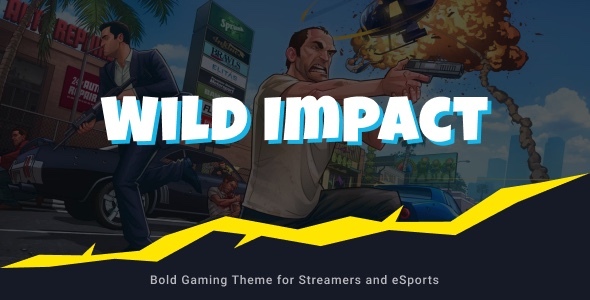 Wild Impact 游戏玩家 WordPress 主题