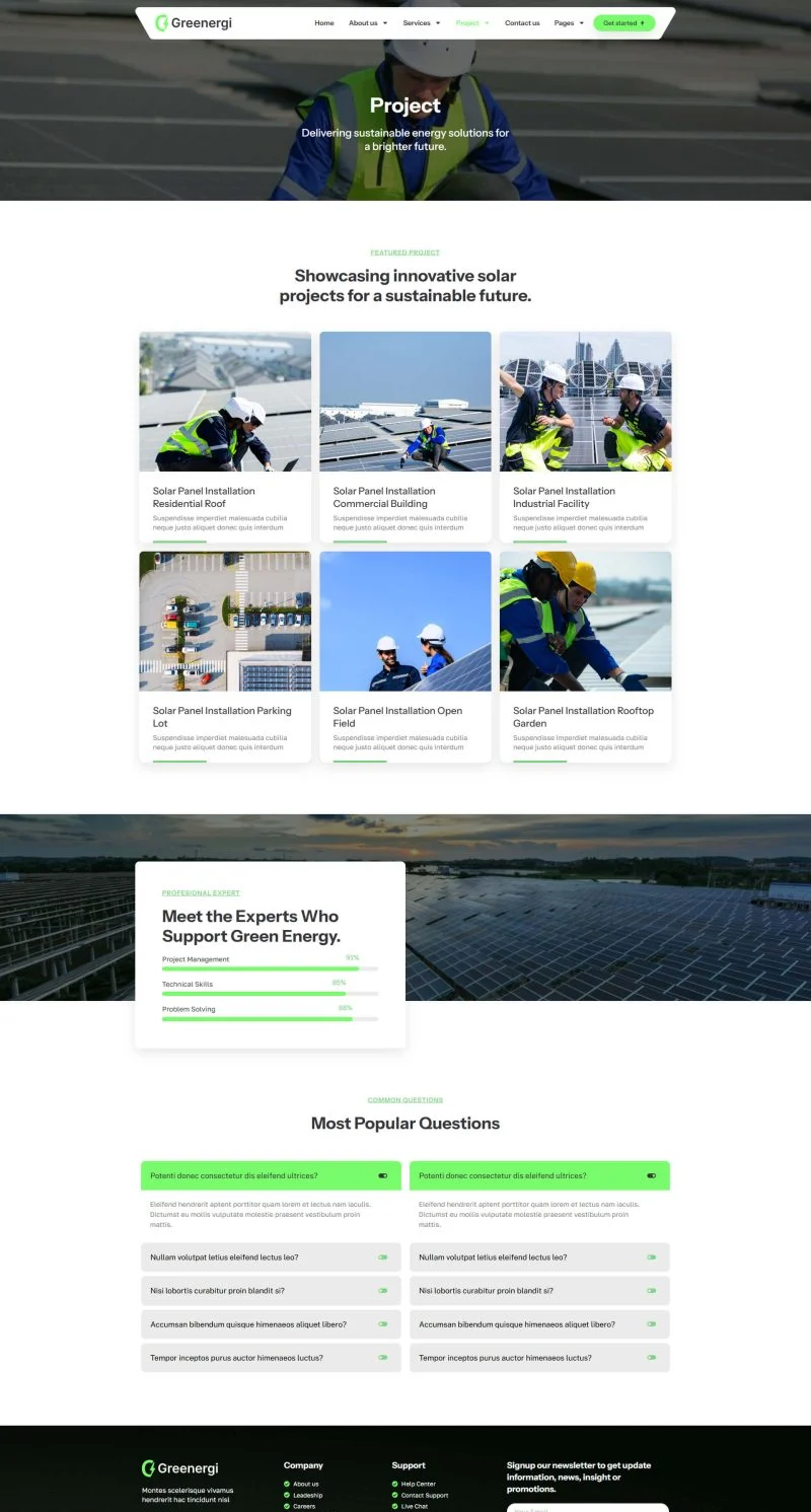 清洁能源工程Elementor网站模板_一键导入快速建站插图3-WP资源海 工业/工厂 Elementor 模板项目案例预览