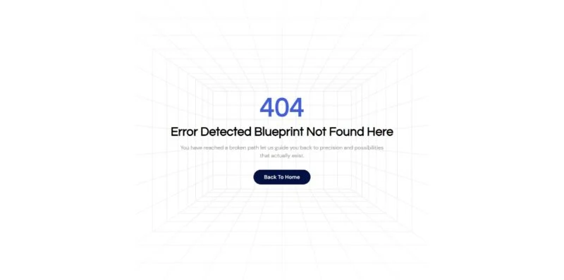 工业/工厂 Elementor 模板404页面预览