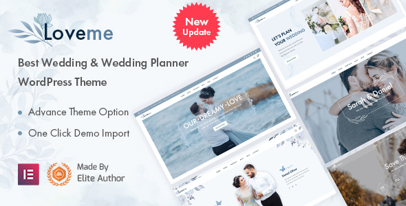 Loveme 婚礼策划 WordPress 主题