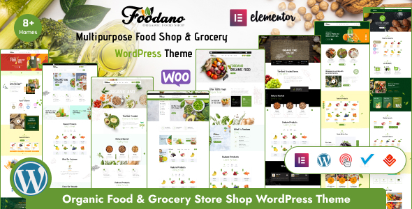 Foodano 有机食品与生鲜电商 WordPress 主题