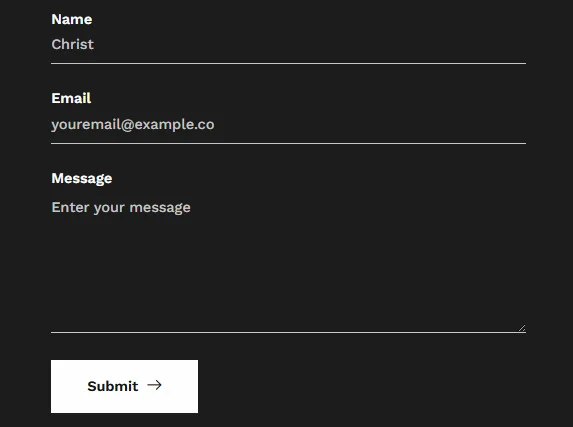 软件/开发 Elementor 模板联系表单预览