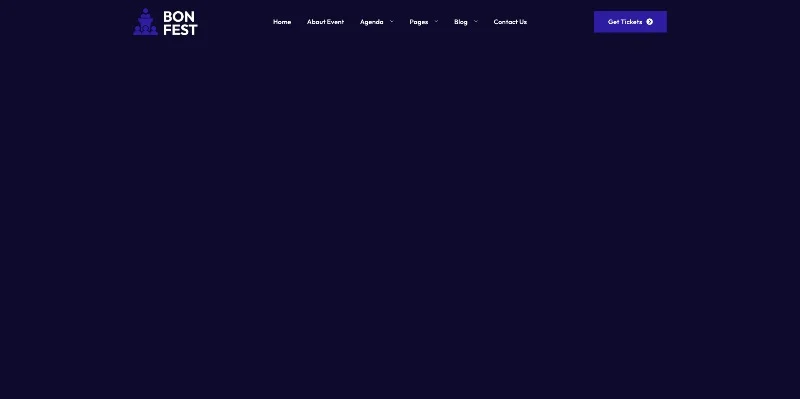会议票务Elementor网站模板_一键导入快速建站插图5-WP资源海 会议/展览 Elementor 模板页眉预览