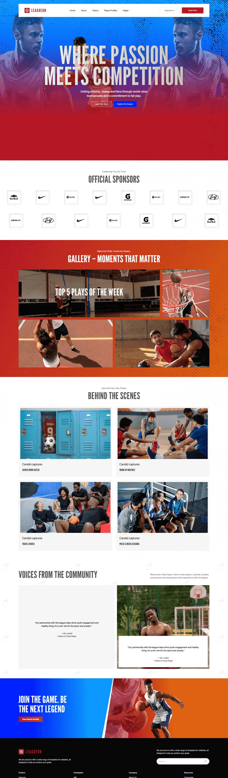 运动/健身 Elementor 模板赞助商与合作伙伴预览