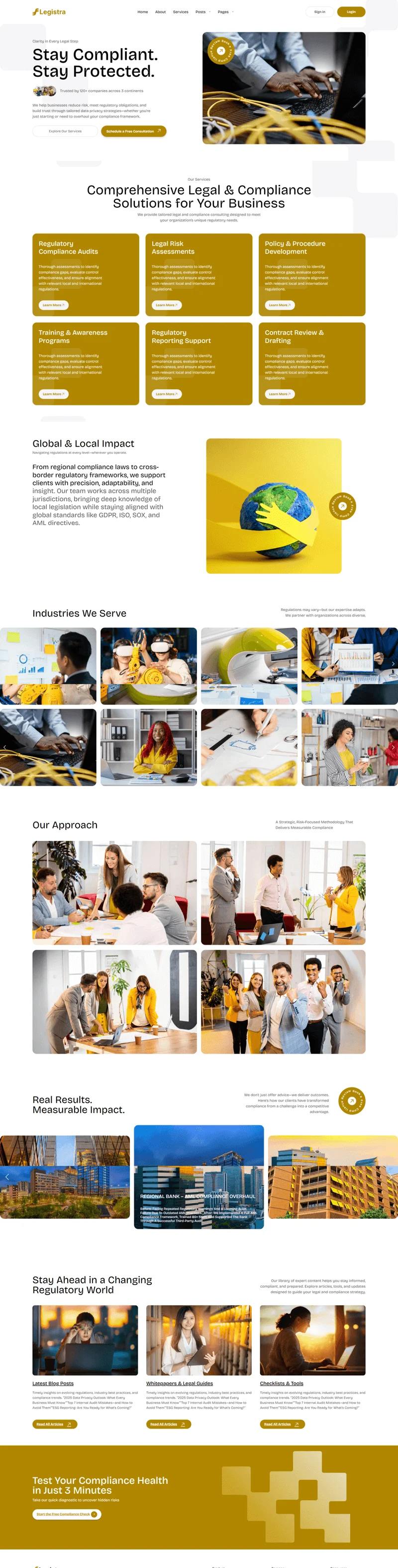 法律合规咨询Elementor网站模板_一键导入快速建站插图4-WP资源海 政治/法律 Elementor 模板数据隐私与GDPR合规页预览