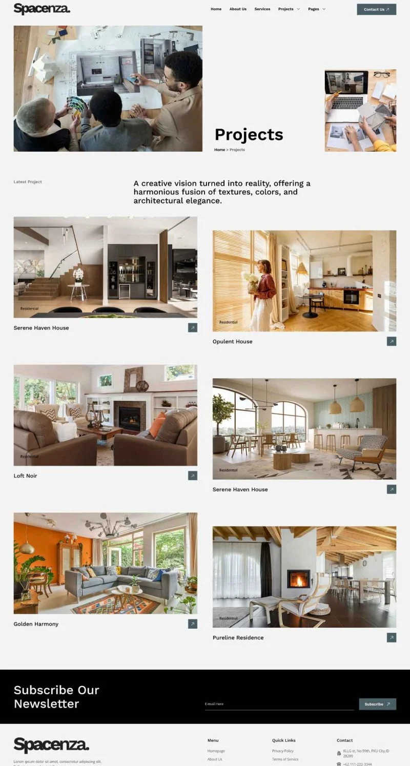 室内设计工作室Elementor网站模板_一键导入快速建站插图7-WP资源海 艺术/设计 Elementor 模板项目案例预览