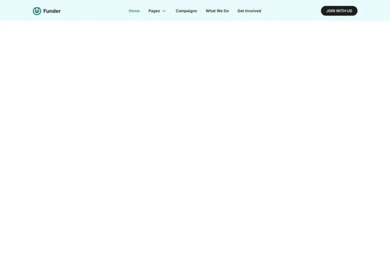 组织/机构 Elementor 模板页眉预览