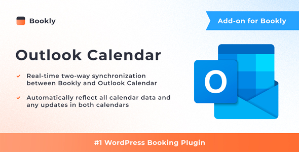 Bookly Outlook Calendar (Add-on) 日历双向同步 WordPress 插件