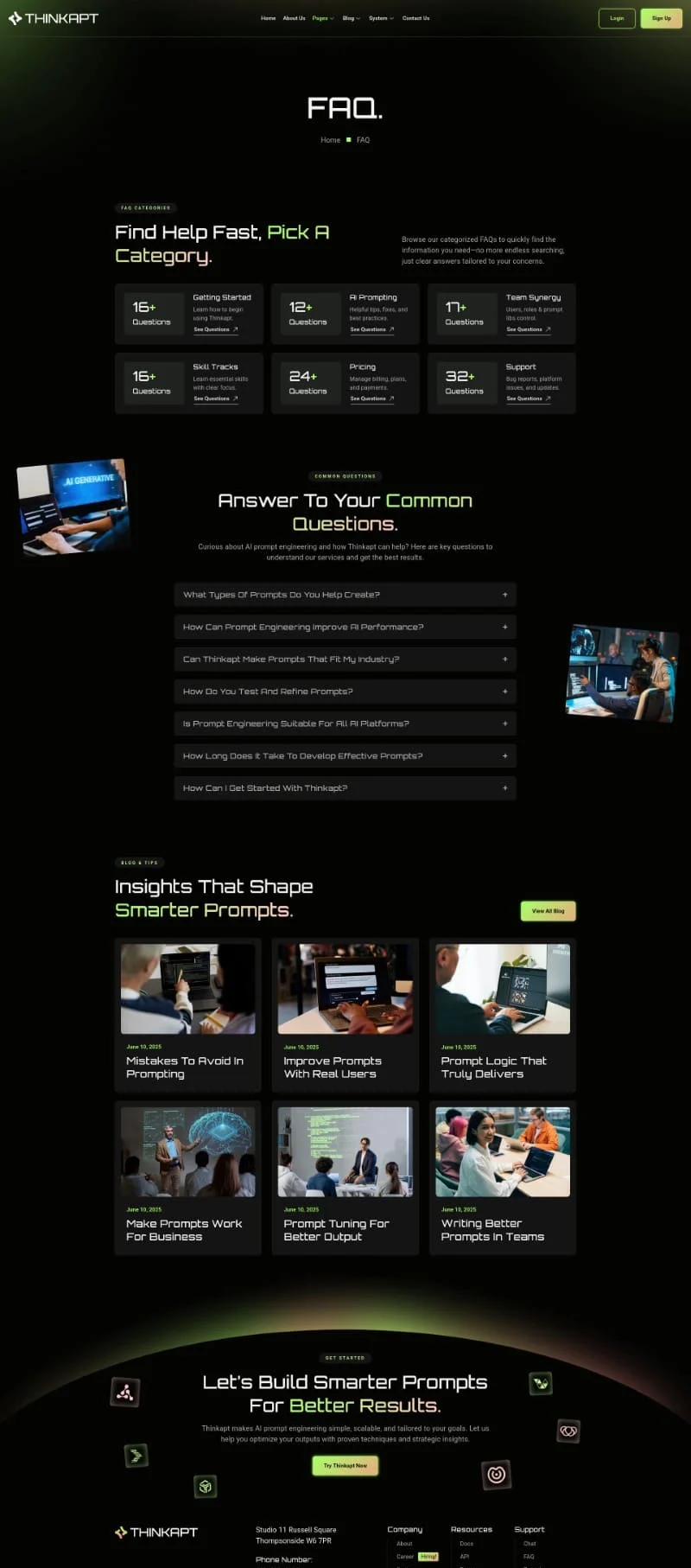 AI提示工程培训Elementor网站模板_一键导入快速建站插图4-WP资源海 AI Elementor 模板常见问题预览