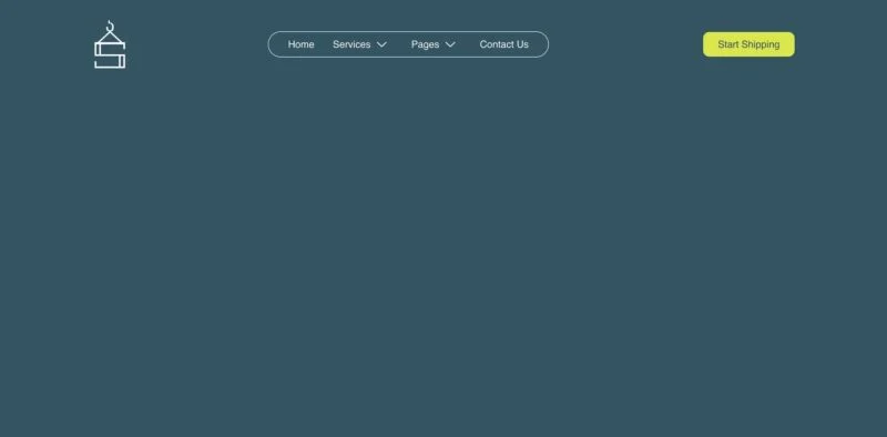 物流与货运Elementor网站模板_一键导入快速建站插图6-WP资源海 物流/运输 Elementor 模板页眉预览