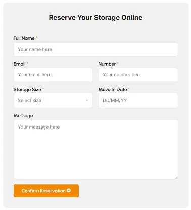 仓储存储服务Elementor网站模板_一键导入快速建站插图6-WP资源海 物流/运输 Elementor 模板表单预览
