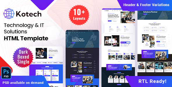 Kotech 技术服务商 HTML 模板