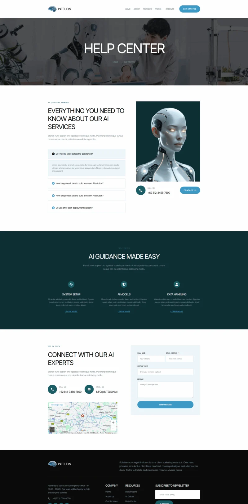 AI技术Elementor网站模板_一键导入快速建站插图3-WP资源海 AI Elementor 模板帮助中心预览