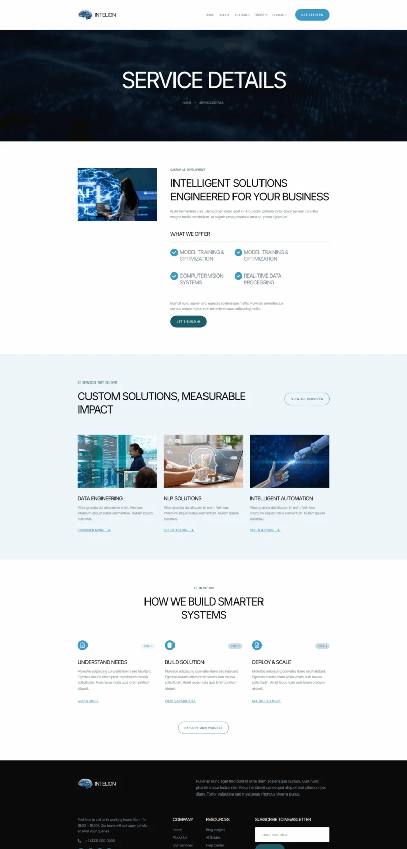 AI技术Elementor网站模板_一键导入快速建站插图7-WP资源海 AI Elementor 模板服务详情预览