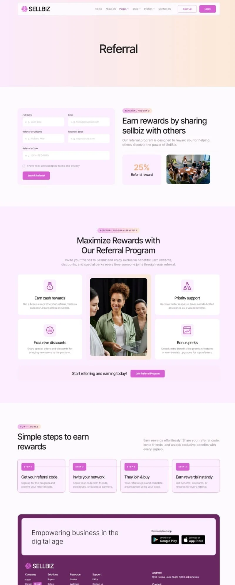 商业市场平台Elementor网站模板_一键导入快速建站插图3-WP资源海 企业 Elementor 模板推荐计划预览