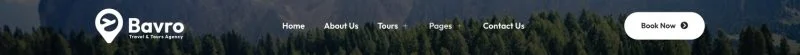 旅游机构Elementor网站模板_一键导入快速建站插图5-WP资源海 户外/旅行 Elementor 模板页眉预览