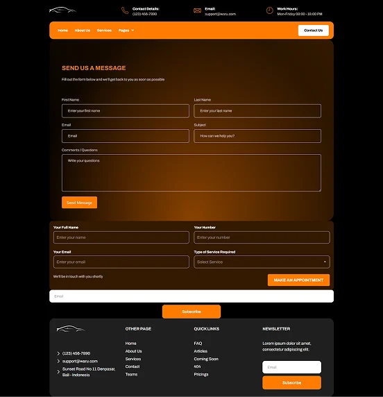 维修 Elementor 模板表单预览