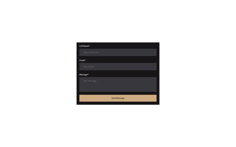 音乐工作室租赁Elementor网站模板_一键导入快速建站插图7-WP资源海 DJ/唱片 Elementor 模板联系表单预览