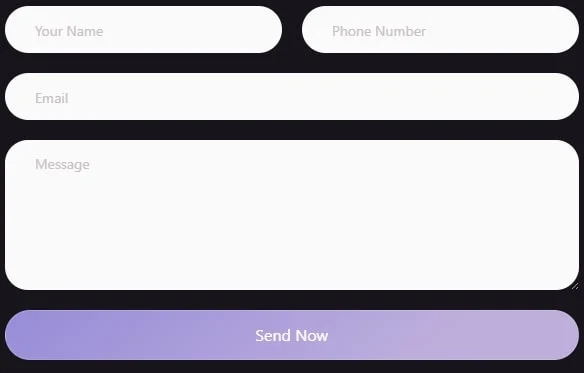 广告/营销 Elementor 模板联系表单预览
