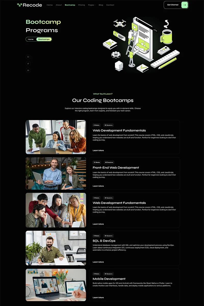 软件/开发 Elementor 模板训练营课程预览
