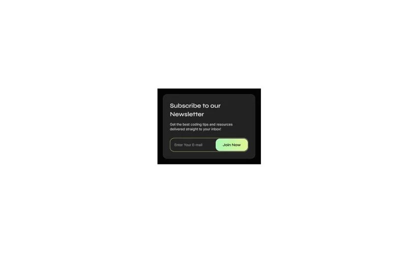 软件/开发 Elementor 模板订阅表单预览