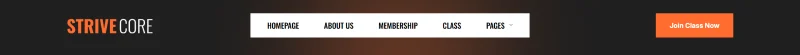 专业训练Elementor网站模板_一键导入快速建站插图5-WP资源海 运动/健身 Elementor 模板页眉预览