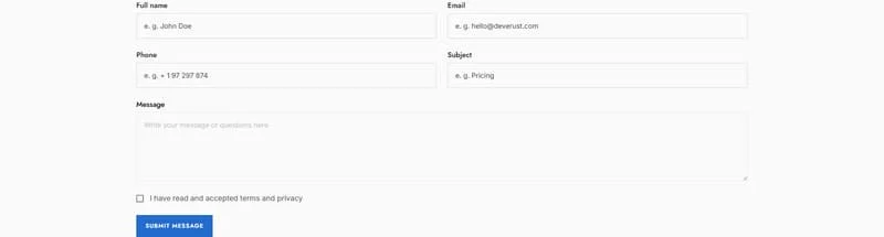 服装纺织Elementor网站模板_一键导入快速建站插图2-WP资源海 制造业 Elementor 模板表单预览