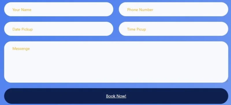 服装 Elementor 模板表单预览
