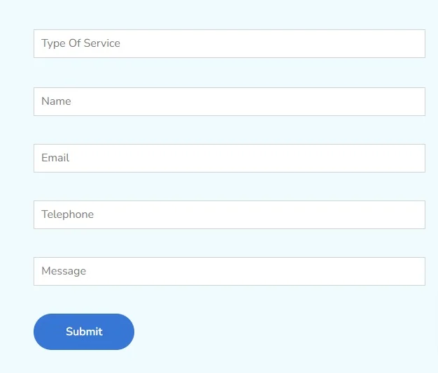 清洁服务企业Elementor网站模板_一键导入快速建站插图7-WP资源海 保洁 Elementor 模板联系表单预览