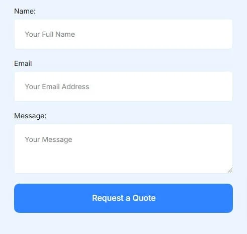 管道服务Elementor网站模板_一键导入快速建站插图6-WP资源海 维修 Elementor 模板表单预览
