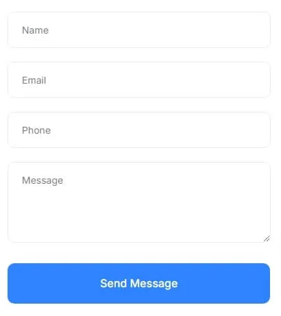 管道服务Elementor网站模板_一键导入快速建站插图7-WP资源海 维修 Elementor 模板联系表单预览