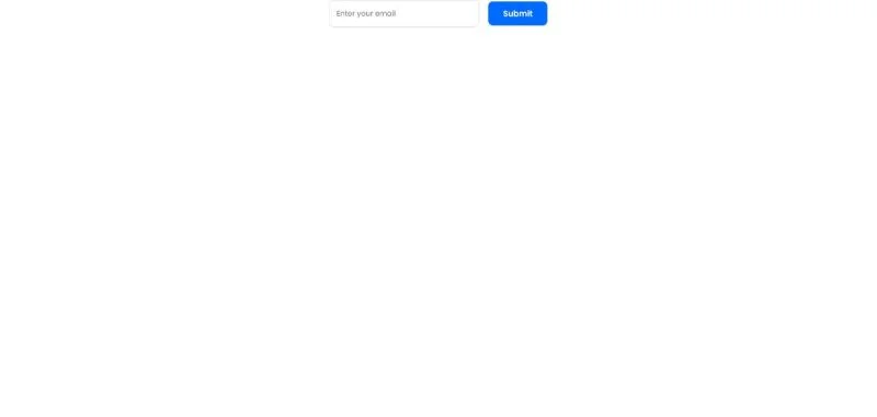 金融/投资 Elementor 模板订阅表单预览