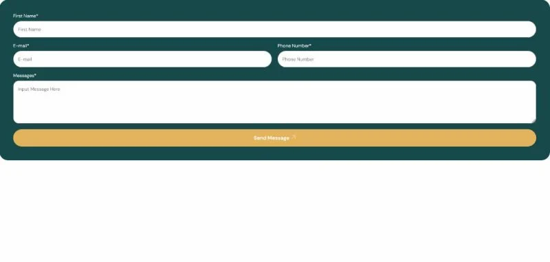 瑜伽课程网站Elementor网站模板_一键导入快速建站插图5-WP资源海 瑜伽/冥想 Elementor 模板联系表单预览