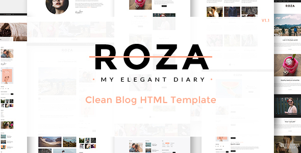 Roza 极简博客 HTML 模板