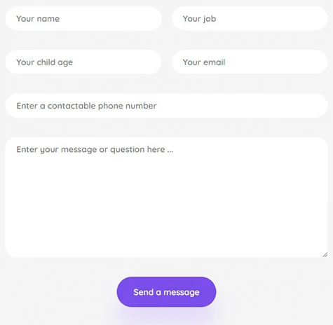 学校 Elementor 模板联系表单预览