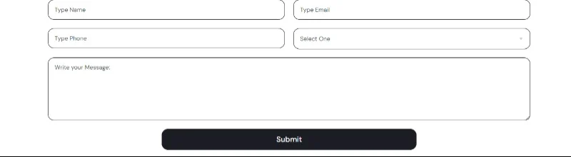 企业 Elementor 模板联系表单预览