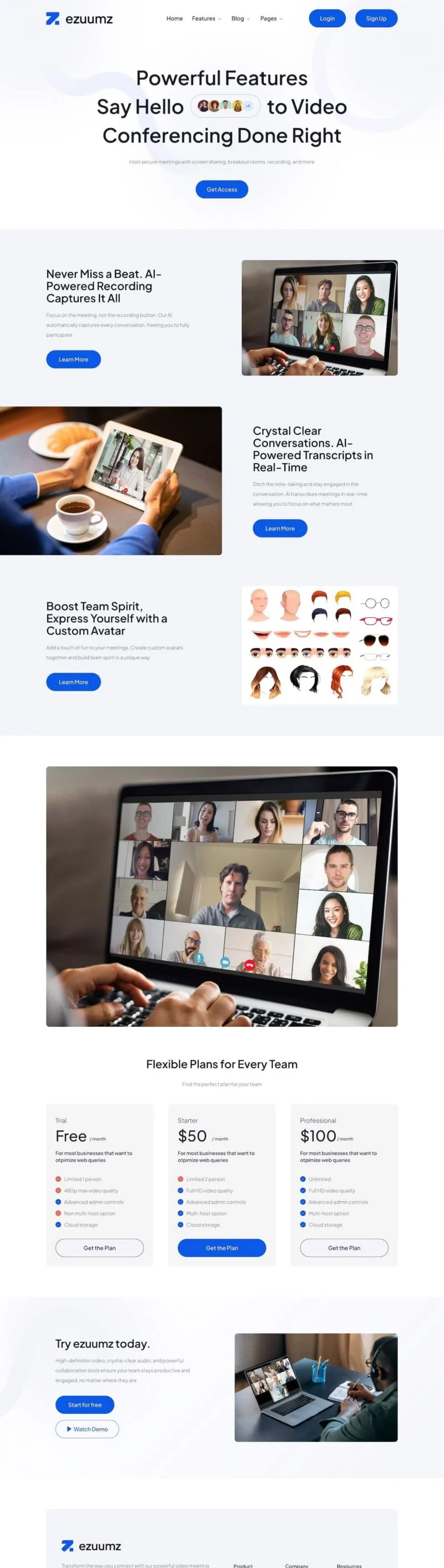 软件/开发 Elementor 模板功能特色预览