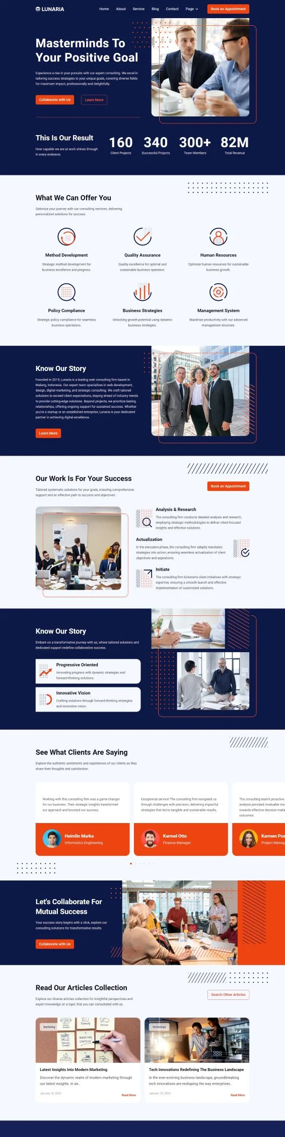 综合多用途Elementor网站模板_一键导入快速建站插图1-WP资源海 综合多用途 Elementor 模板首页预览