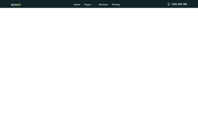 同城搬家Elementor网站模板_一键导入快速建站插图6-WP资源海 物流/运输 Elementor 模板页眉预览